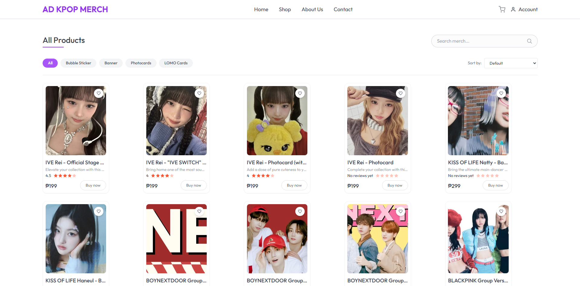 KPOP Merch Preview